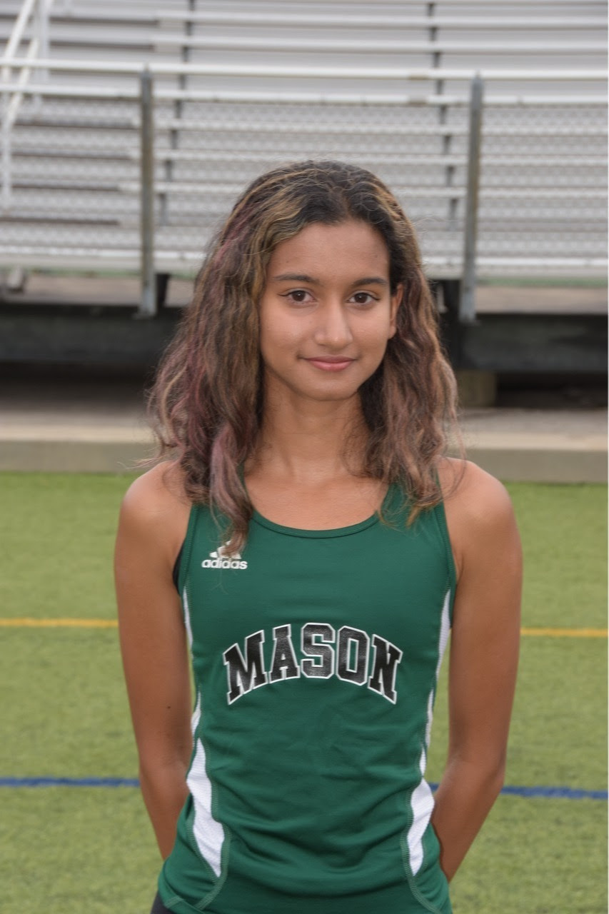 Sharanya is a senior on the Mason Girls Cross Country Team.